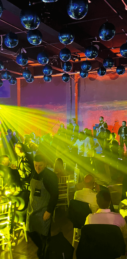 Corporate event with live music